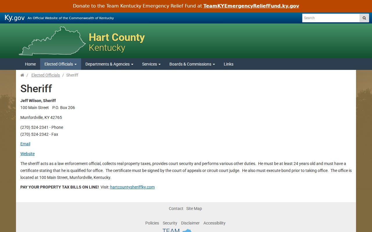 Hart County arrest lookup Sheriff office source