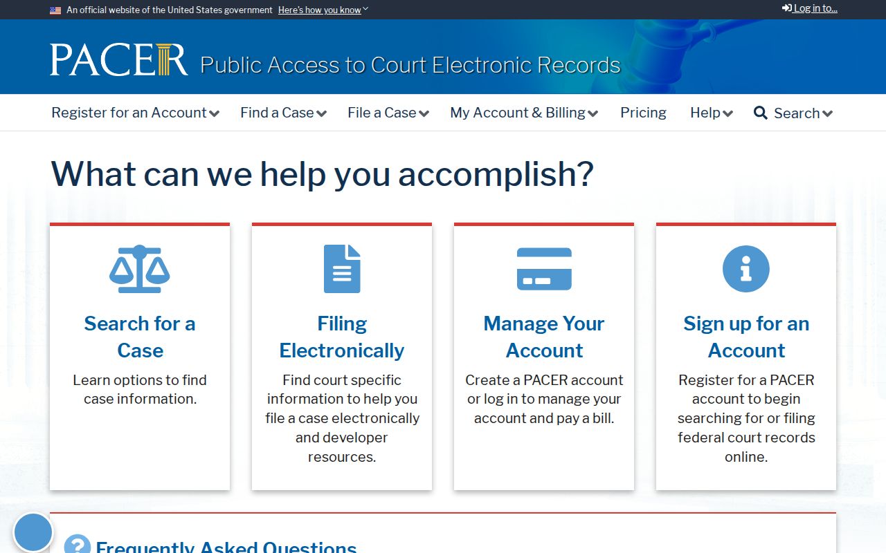 Hart County criminal history PACER federal court search