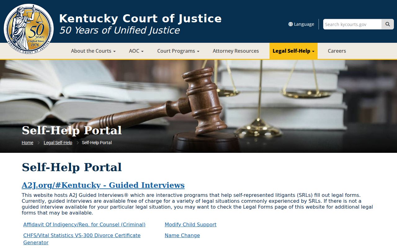 Kentucky Court Self-Help source for Munfordville criminal court records
